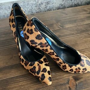 NEW-No Tags -Ralph Lauren Calf Hair Heels